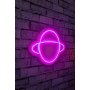 WALLXPERT Zidna LED dekoracija Saturn Pink - slika 2