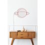 WALLXPERT Zidna LED dekoracija Saturn Pink - slika 5