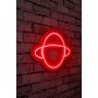 WALLXPERT Zidna LED dekoracija Saturn Red - slika 2