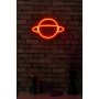 WALLXPERT Zidna LED dekoracija Saturn Red - slika 4
