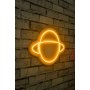 WALLXPERT Zidna LED dekoracija Saturn Yellow - slika 2