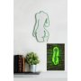 WALLXPERT Zidna LED dekoracija Sexy Woman Green - slika 3