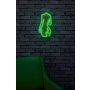 WALLXPERT Zidna LED dekoracija Sexy Woman Green - slika 4