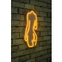 WALLXPERT Zidna LED dekoracija Sexy Woman Yellow - slika 2