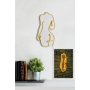 WALLXPERT Zidna LED dekoracija Sexy Woman Yellow - slika 3