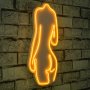 WALLXPERT Zidna LED dekoracija Sexy Woman Yellow - slika 1