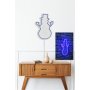 WALLXPERT Zidna LED dekoracija Snowman Blue - slika 4