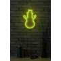 WALLXPERT Zidna LED dekoracija Snowman Yellow - slika 3