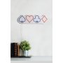 WALLXPERT Zidna LED dekoracija Briscambille Poker Suits Multicolor - slika 5