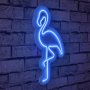 WALLXPERT Zidna LED dekoracija Flamingo Blue - slika 1