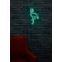 WALLXPERT Zidna LED dekoracija Flamingo Green - slika 4