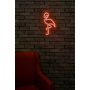 WALLXPERT Zidna LED dekoracija Flamingo Red - slika 4
