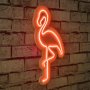 WALLXPERT Zidna LED dekoracija Flamingo Red - slika 1