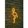 WALLXPERT Zidna LED dekoracija Flamingo Yellow - slika 2