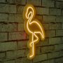 WALLXPERT Zidna LED dekoracija Flamingo Yellow - slika 1