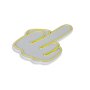 WALLXPERT Zidna LED dekoracija Middle Finger Yellow - slika 5