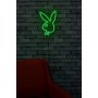 WALLXPERT Zidna LED dekoracija Playboy Green - slika 3