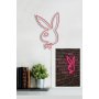 WALLXPERT Zidna LED dekoracija Playboy Pink - slika 4