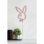 WALLXPERT Zidna LED dekoracija Playboy Pink - slika 5