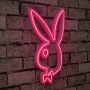 WALLXPERT Zidna LED dekoracija Playboy Pink - slika 1