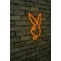 WALLXPERT Zidna LED dekoracija Playboy Yellow - slika 2