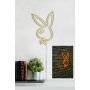 WALLXPERT Zidna LED dekoracija Playboy Yellow - slika 4