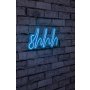 WALLXPERT Zidna LED dekoracija Shhh Blue - slika 2
