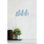 WALLXPERT Zidna LED dekoracija Shhh Blue - slika 5