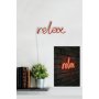 WALLXPERT Zidna LED dekoracija Relax Red - slika 4