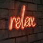 WALLXPERT Zidna LED dekoracija Relax Red - slika 1