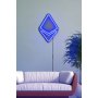 WALLXPERT Zidna LED dekoracija Ethereum Sign Blue - slika 2