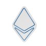 WALLXPERT Zidna LED dekoracija Ethereum Sign Blue - slika 3