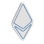 WALLXPERT Zidna LED dekoracija Ethereum Sign Blue - slika 4