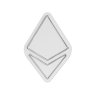 WALLXPERT Zidna LED dekoracija Ethereum Sign White - slika 3