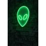 WALLXPERT Zidna LED dekoracija Alien Green - slika 2
