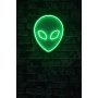 WALLXPERT Zidna LED dekoracija Alien Green - slika 3