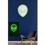 WALLXPERT Zidna LED dekoracija Alien Green - slika 4