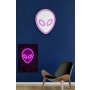 WALLXPERT Zidna LED dekoracija Alien Pink - slika 4