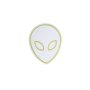 WALLXPERT Zidna LED dekoracija Alien Yellow - slika 5