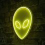 WALLXPERT Zidna LED dekoracija Alien Yellow - slika 1