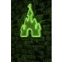 WALLXPERT Zidna LED dekoracija Castle Green - slika 2