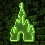WALLXPERT Zidna LED dekoracija Castle Green - slika 1