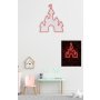 WALLXPERT Zidna LED dekoracija Castle Red - slika 4