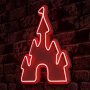 WALLXPERT Zidna LED dekoracija Castle Red - slika 1