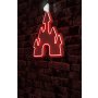WALLXPERT Zidna LED dekoracija Castle White Red - slika 2