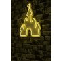 WALLXPERT Zidna LED dekoracija Castle Yellow - slika 2