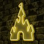 WALLXPERT Zidna LED dekoracija Castle Yellow - slika 1