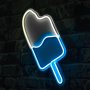 WALLXPERT Zidna LED dekoracija Ice Cream Blue - slika 1
