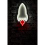 WALLXPERT Zidna LED dekoracija Rocket White Red - slika 3