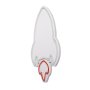 WALLXPERT Zidna LED dekoracija Rocket White Red - slika 5